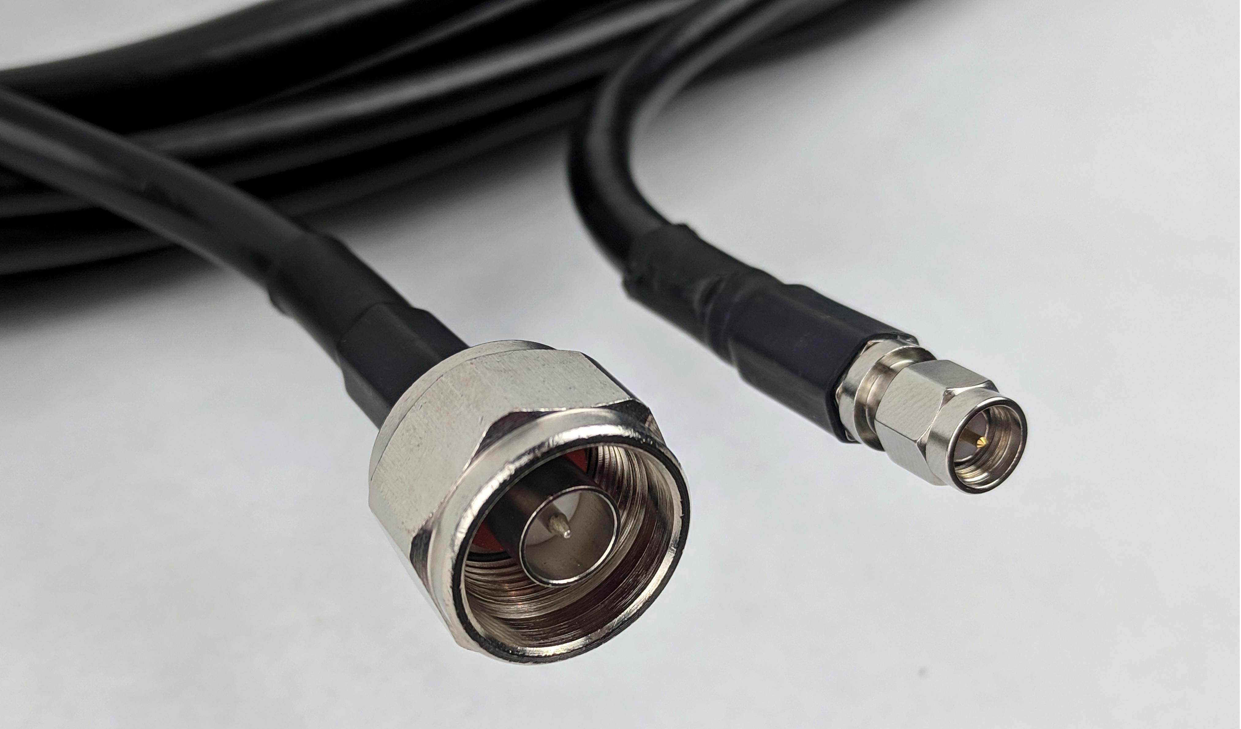 American Booster 20 ft. 5D-FB Coaxial Cable (N-Male to SMA Male) for Cellular Signal Booster
