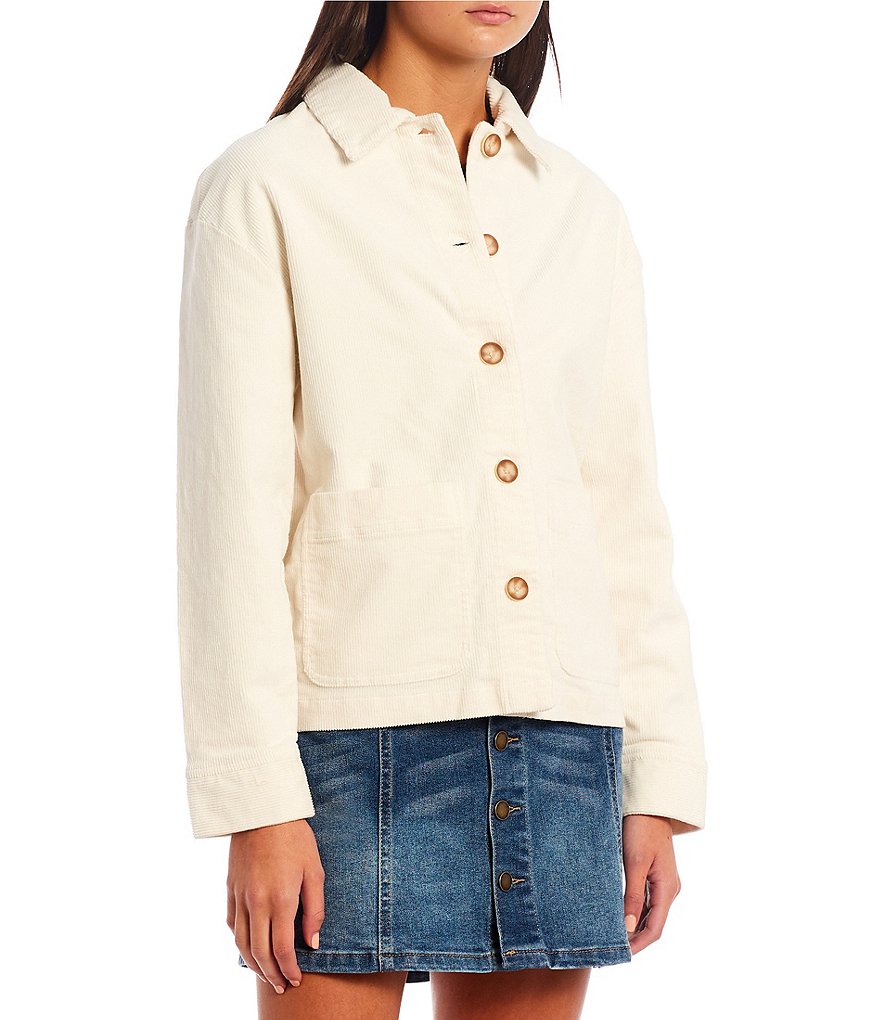 Sundown by Splendid Coordinating Joey Acid Wash Zip Front Hoodie