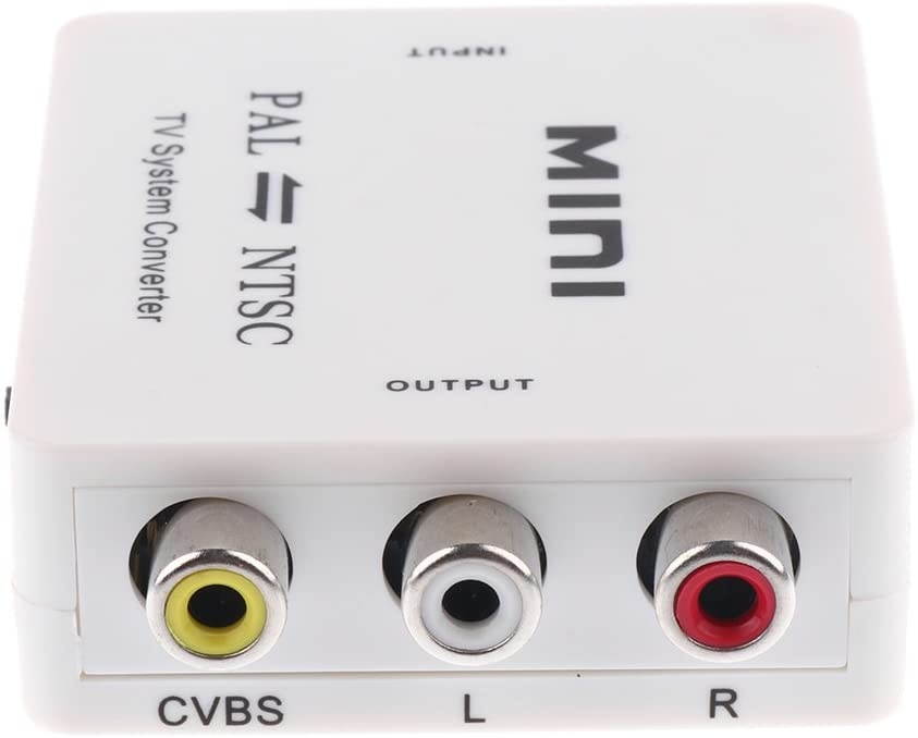 PAL/NTSC/SECAM to PAL/NTSC Bi-Directional TV Format System Converter Adapter