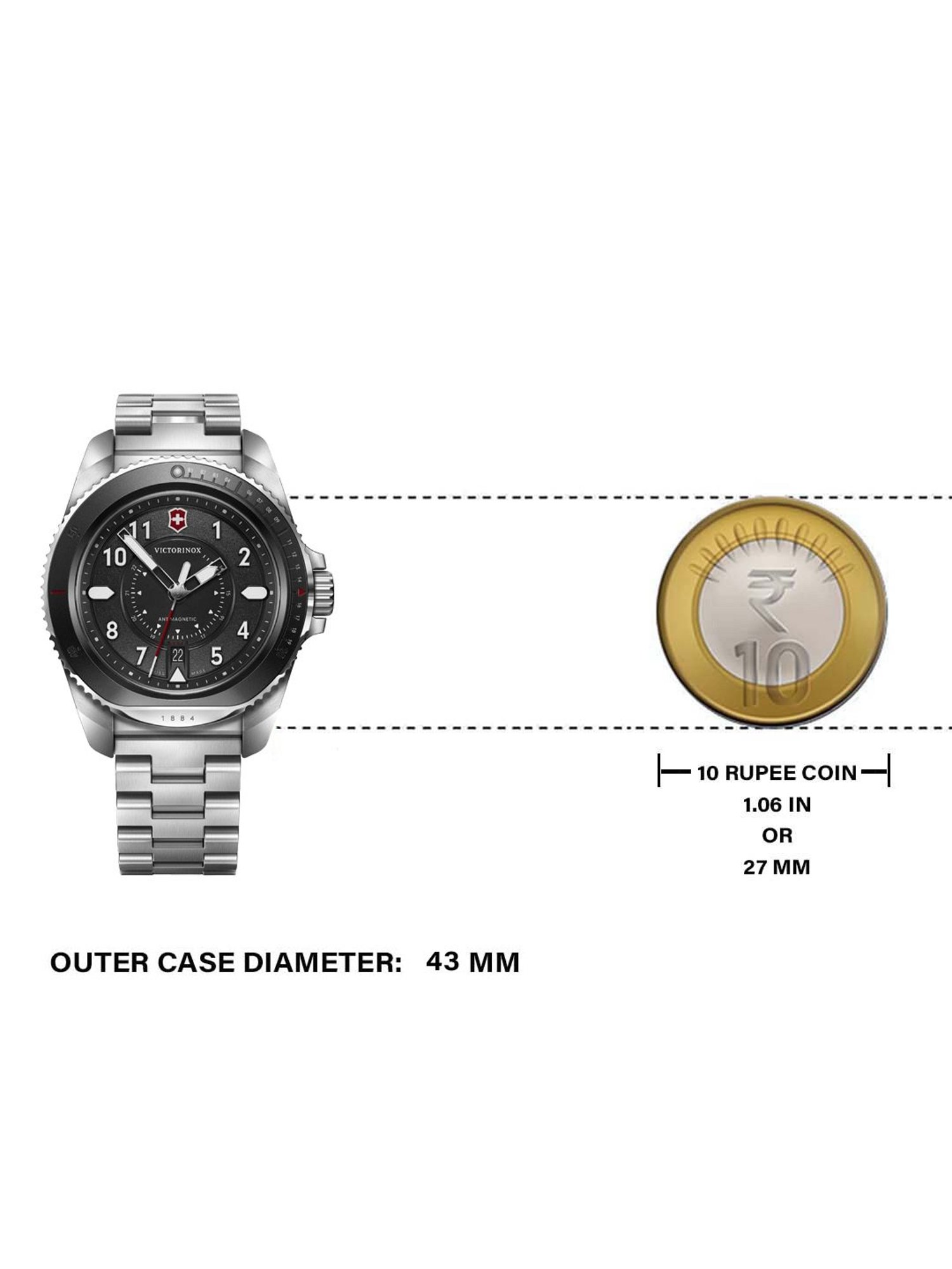 VICTORINOX V242009 Journey 1884 Analog Watch for Men