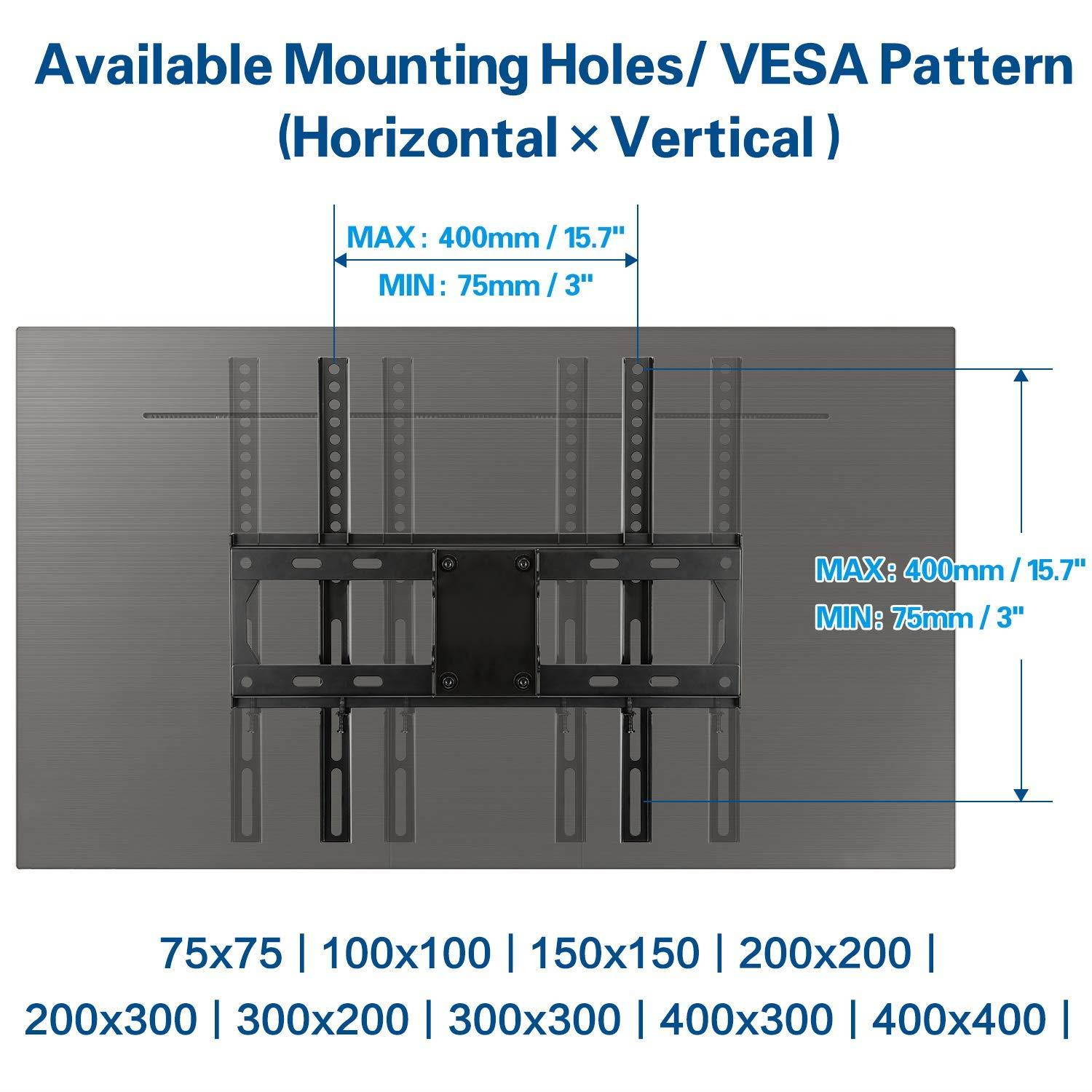 Mounting Dream TV Wall Mount TV Bracket for Most 32-55 Inch Flat Screen TV/ Wall Mount Bracket, Full Motion TV Wall Mount with Swivel Articulating Dual Arms, Max VESA 400x400mm, 99 LBS Loading MD2380