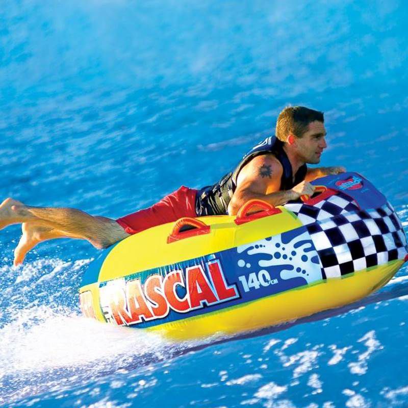 Airhead Boat 2 Section Tube 50-60 Foot Tow Rope for 4 Rider Towables | AHTR-42