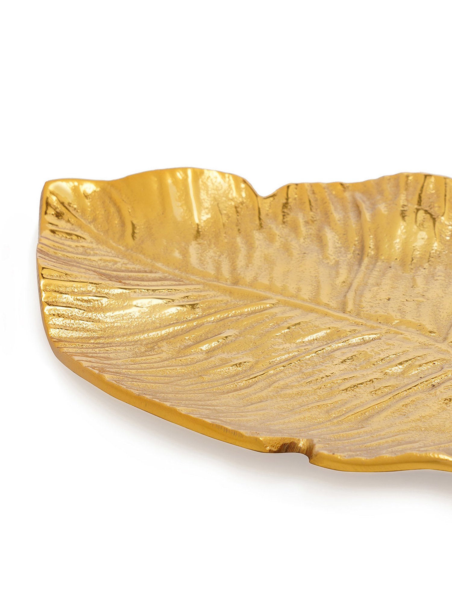 Pure Home and Living Gold Brass Textured Decor Objects