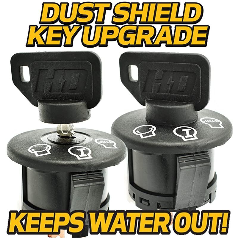 Starter Ignition Switch Replaces Craftsman MTD Yard Machine Bolens Huskee TroyBilt Colt XP 92504659 72504659 3 Position w1 Umbrella amp 1 Steel Key amp Free Carabiner