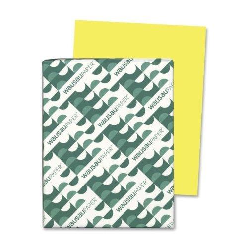 Neenah Paper Astrobrights Colored Paper 24lb 8-1/2 x 11 Lift-Off Lemon 500