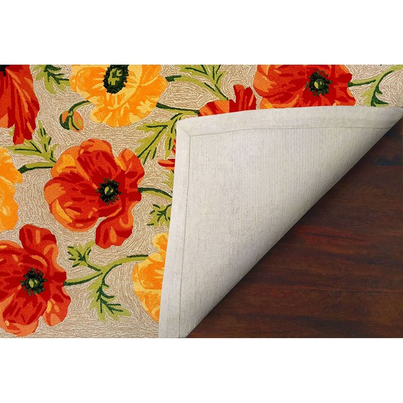 Natural Floral Tufted Accent Rug 2'X3' - Liora Manne