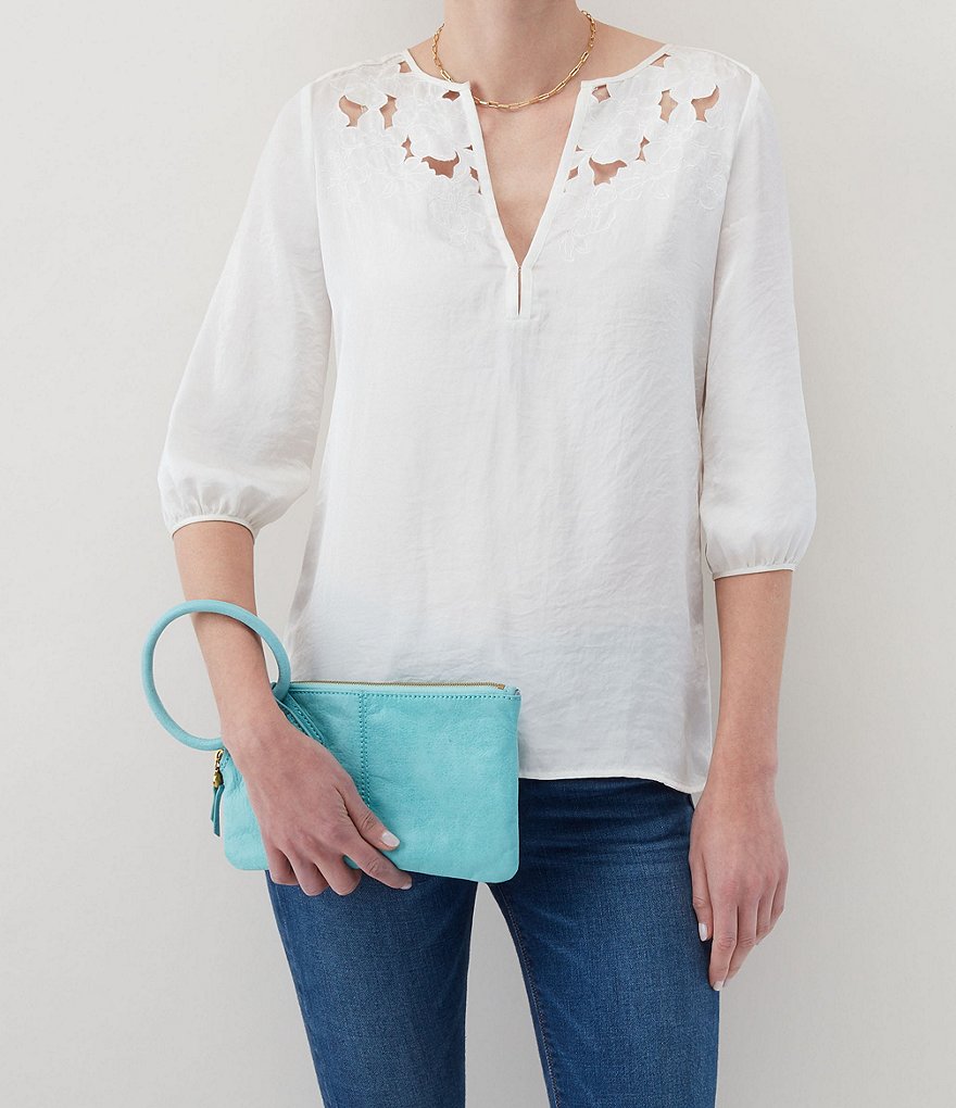 Michael Kors Zebra Signature Jet Set Double Zip Wristlet