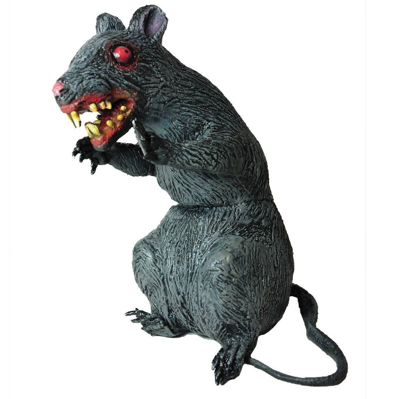 10 "Halloween Latex Sitting Evil Rat
