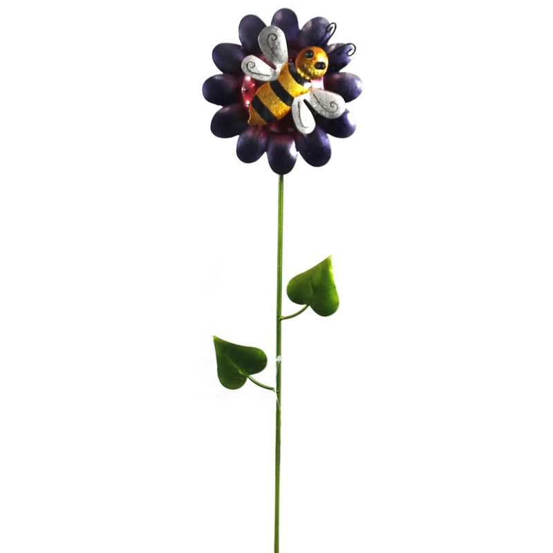 Home & Garden 25.0" Bee Garden Stake Garden Accent Regal Art & Gift  -  Decorative Garden Stakes