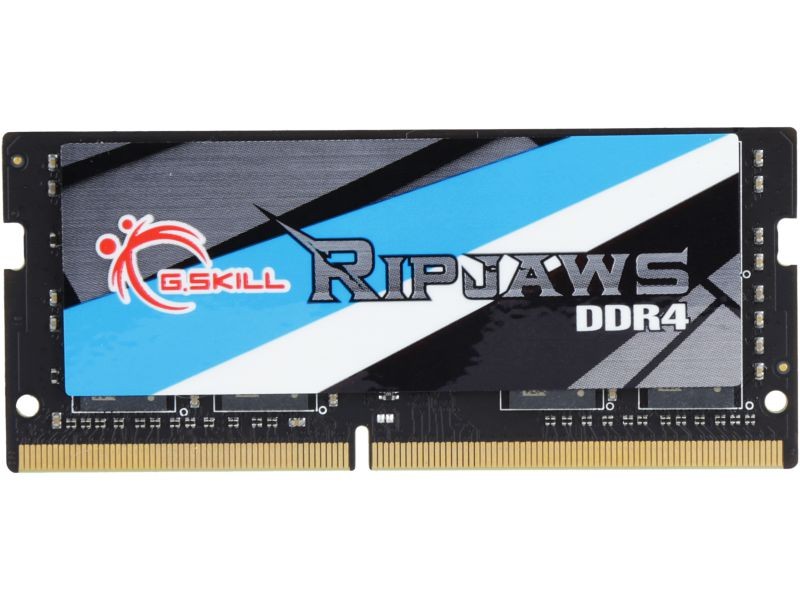 G.SKILL Ripjaws SO-DIMM 8GB 260-Pin DDR4 SO-DIMM DDR4 3200 (PC4 25600) Laptop Memory Model F4-3200C18S-8GRS