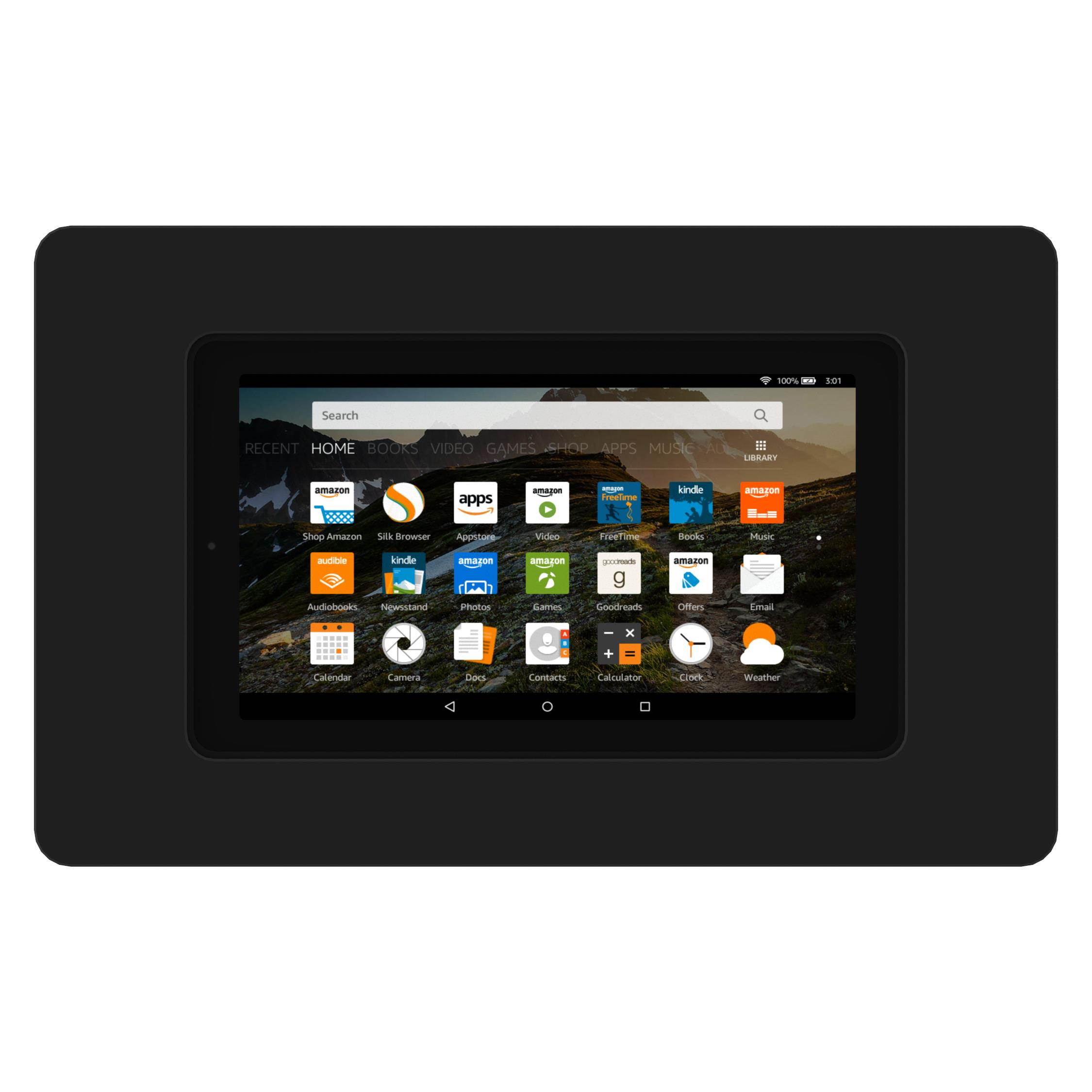 VidaMount On-Wall Tablet Mount - Amazon Fire 7" 5th Gen - Black