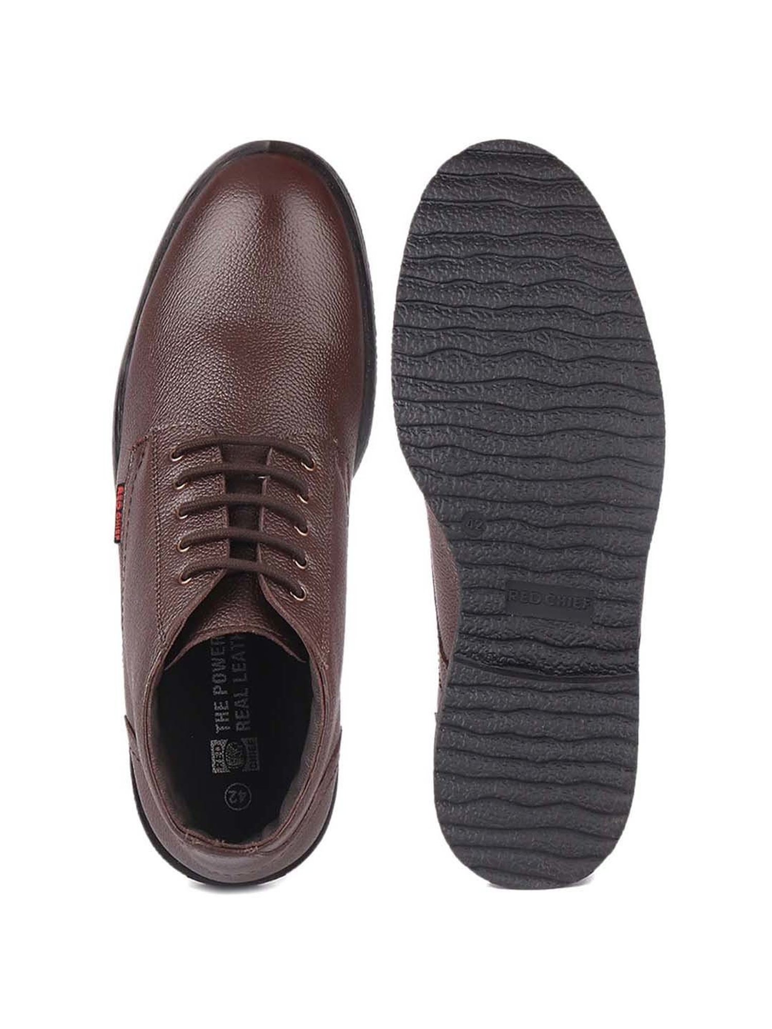 Red Chief Men's Brown Derby Shoes