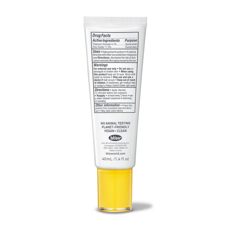 bliss Block Star Invisible Daily Sunscreen - 1.4 fl oz