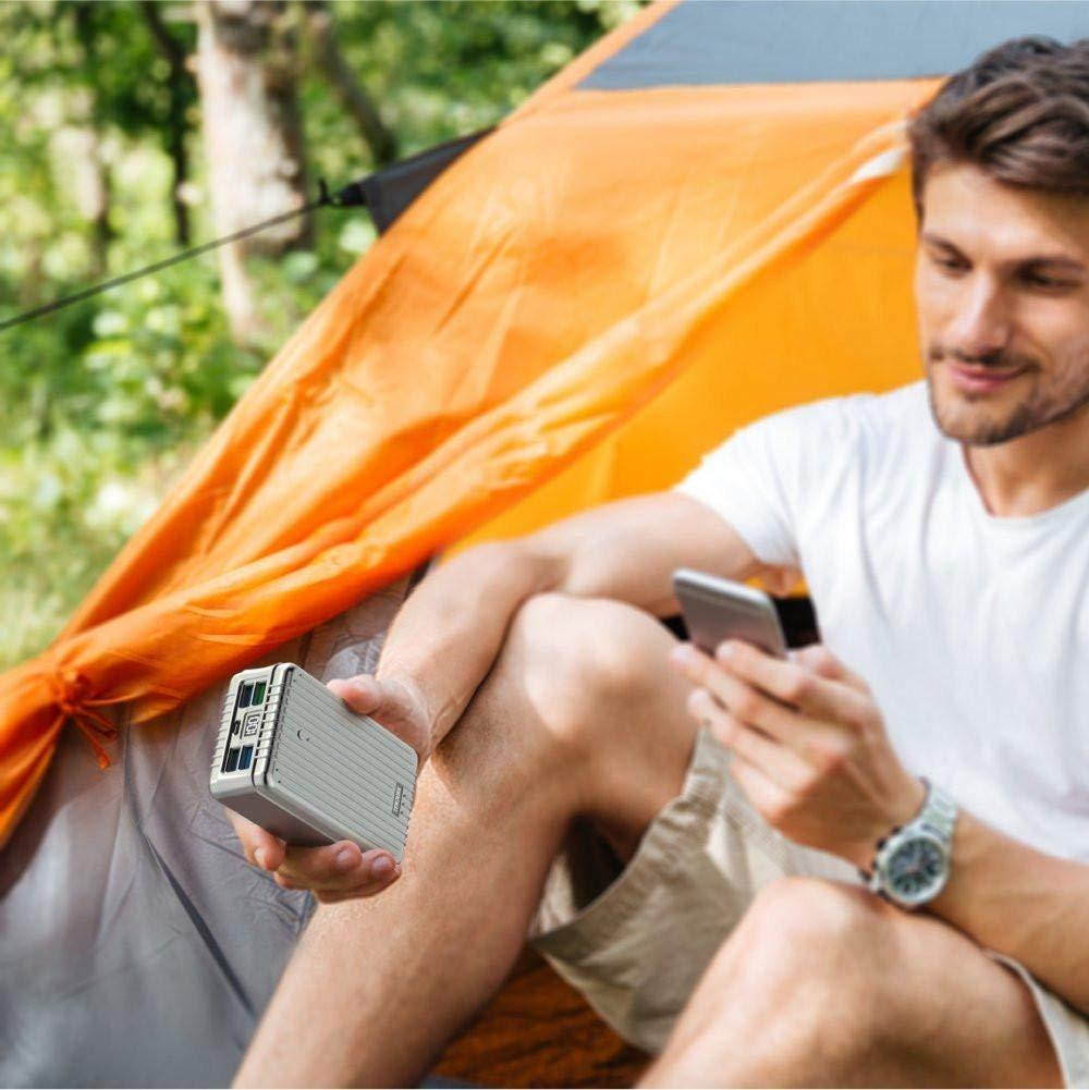 Zendure A8 26800 mAh Portable Charger &ndash; Ultra Durable Power Bank with QuickCharge 3.0, 4 USB Ports, Digital Display, Zen+ Technology for iPhone, iPad, Samsung Galaxy, LG, Pixel & More &ndash; Silver