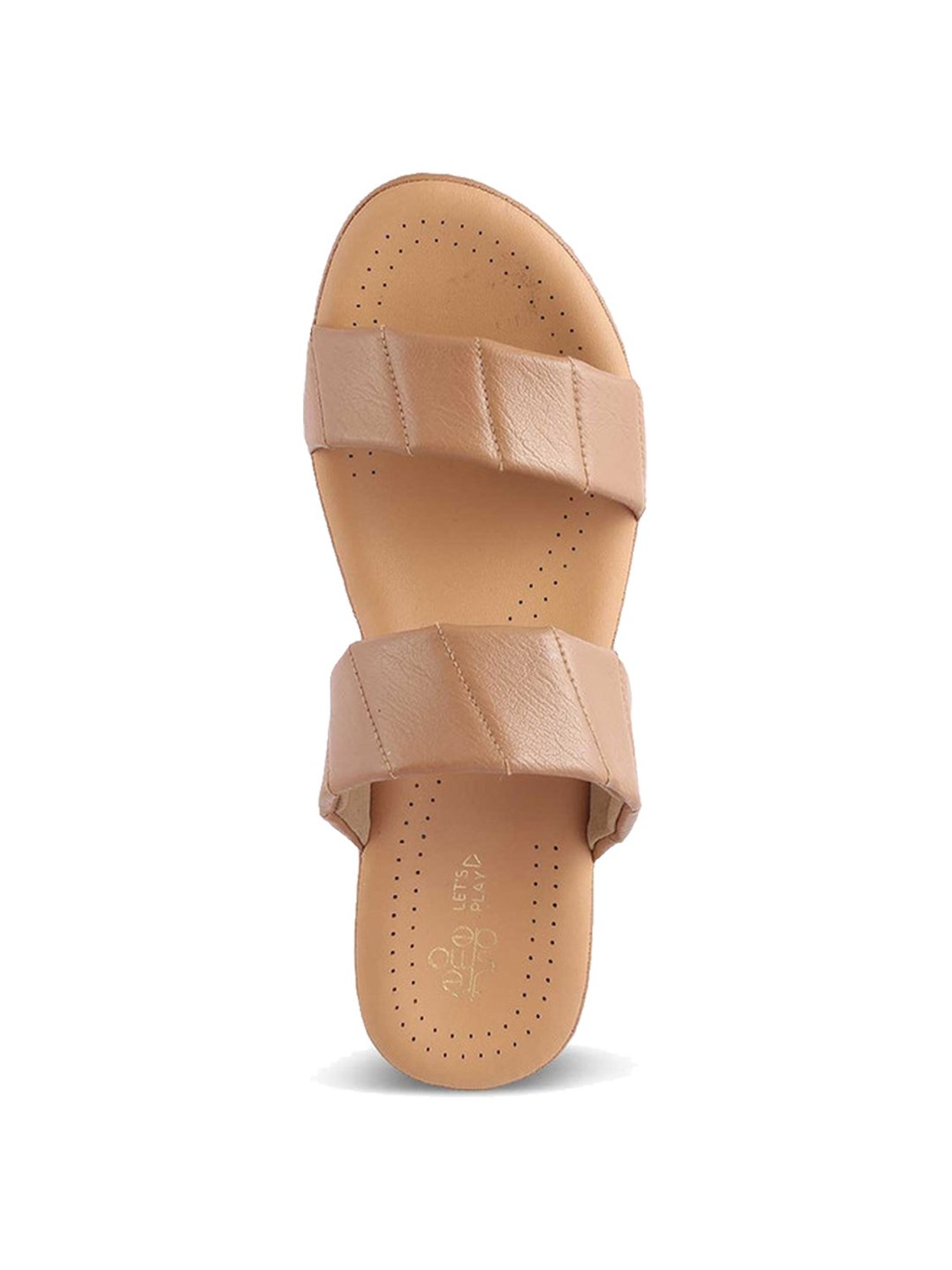 Tresmode Women's Camel Casual Wedges