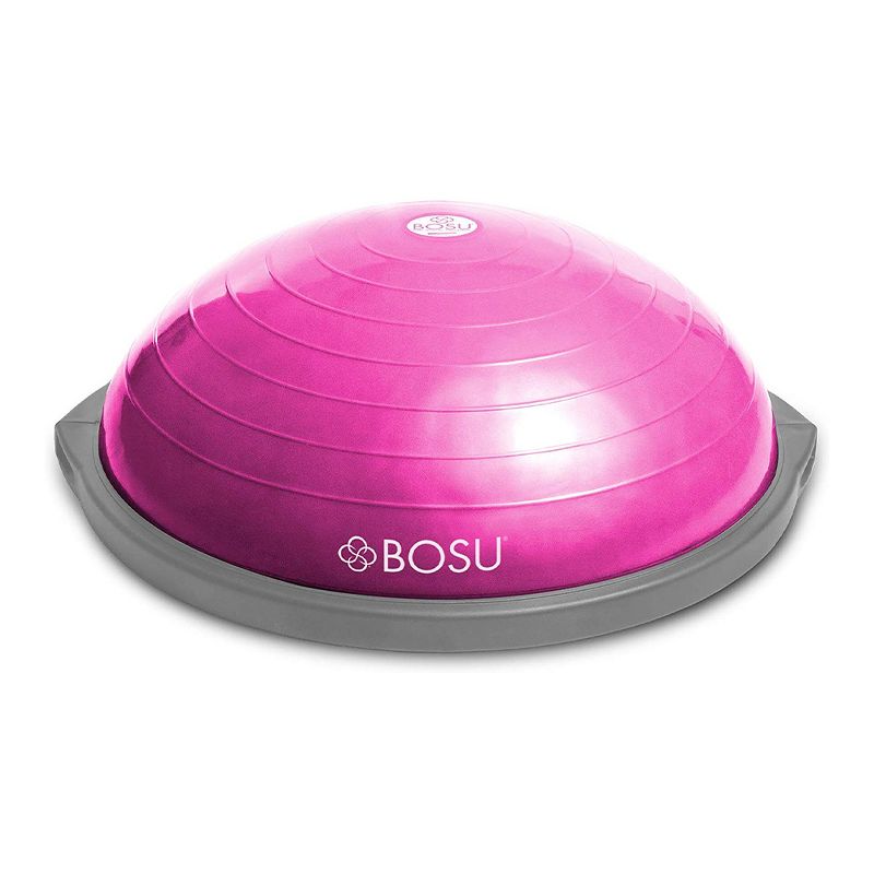 Bosu 72-10850 Home Gym Equipment The Original Balance Trainer 65 cm Diameter, Pink and Gray
