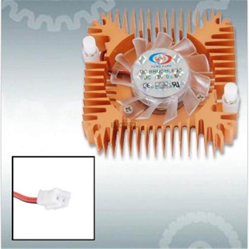 2 Pins 55x55x11mm 12V 0.1A Heat Sink CPU Cooling Fan PC Computer?Buy 1 Get 1 Free? -