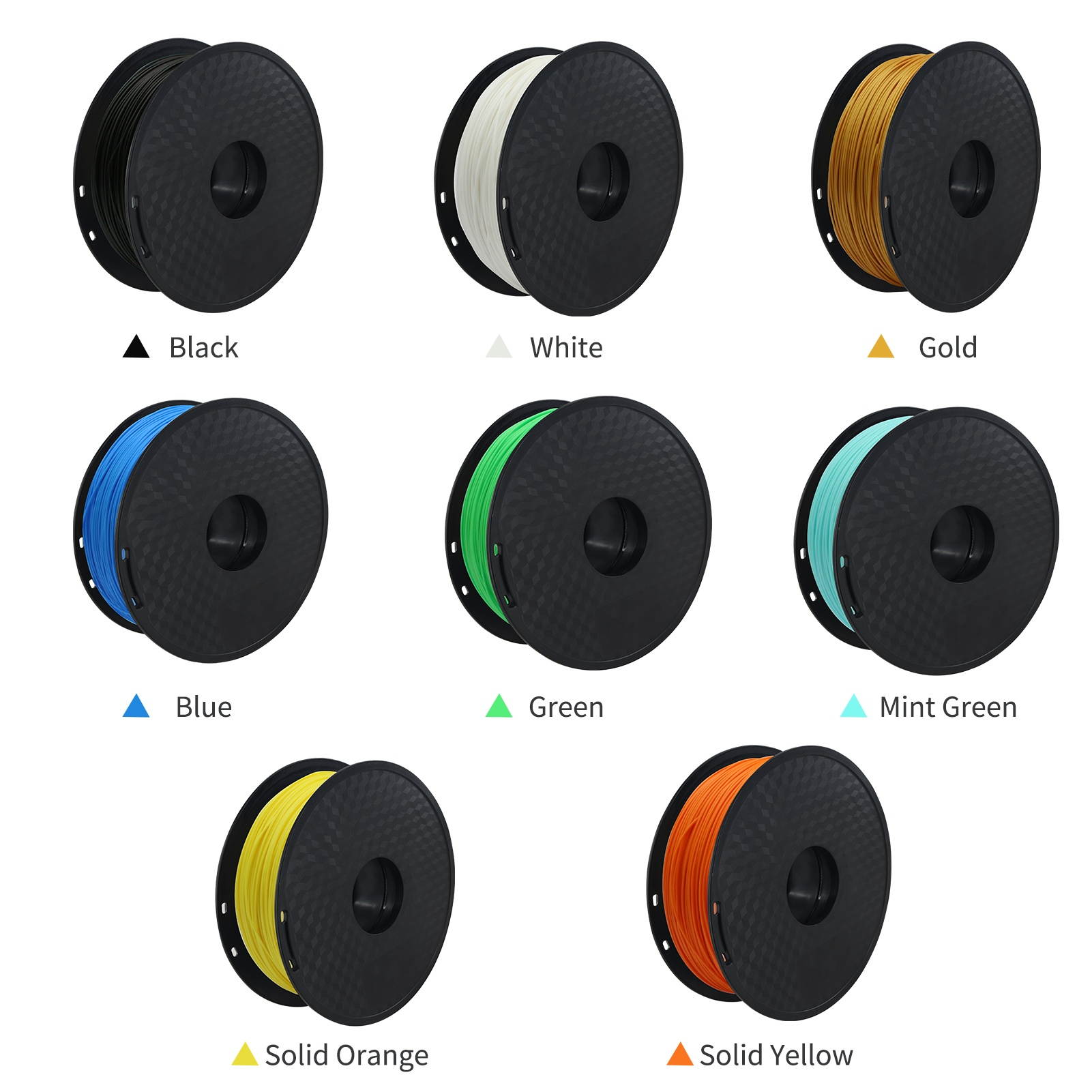 Aibecy PLA 3D Printer Filament 1.75mm Dimensional Accuracy +/- 0.02mm 1kg(2.2lbs) Spool, Blue