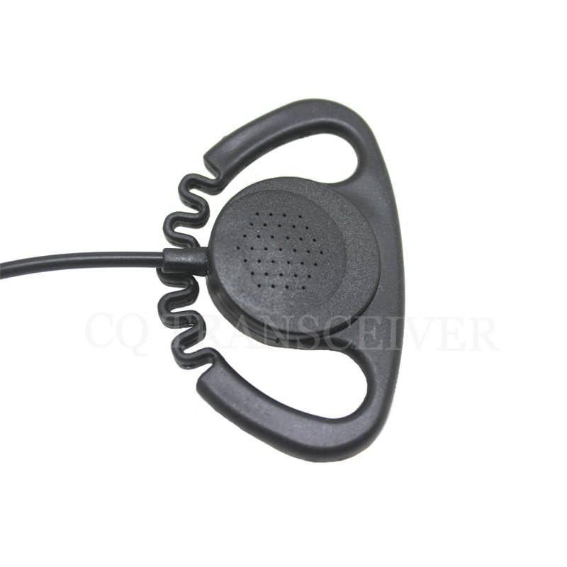 D Loop Soft Rubber Earhook Headset with PTT and Mic for Kenwood Two Way Radio TK-2107 TK-2160 TK-2207 TK-3107 TK-3160 TK-278 TK-310 TK-350