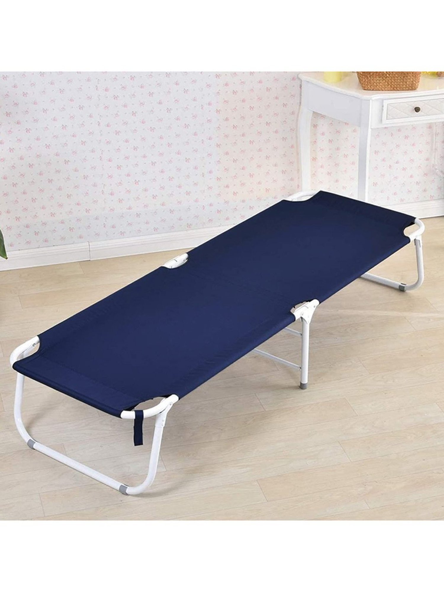 Vector X Foldable Bed Cloth for Camping Picnic and Outdoor (Blue) Size - 190x64 cm