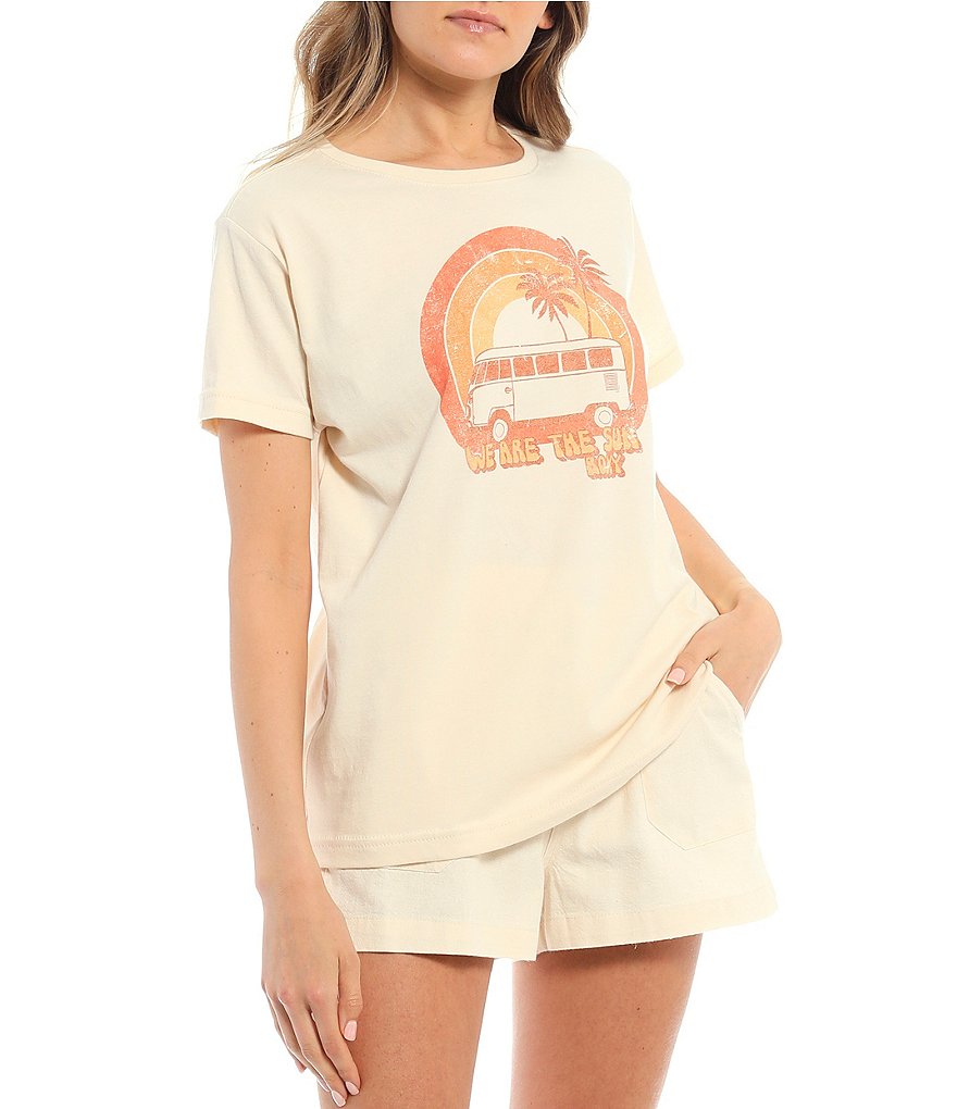 Roxy Rainbow Van Graphic Print Tee