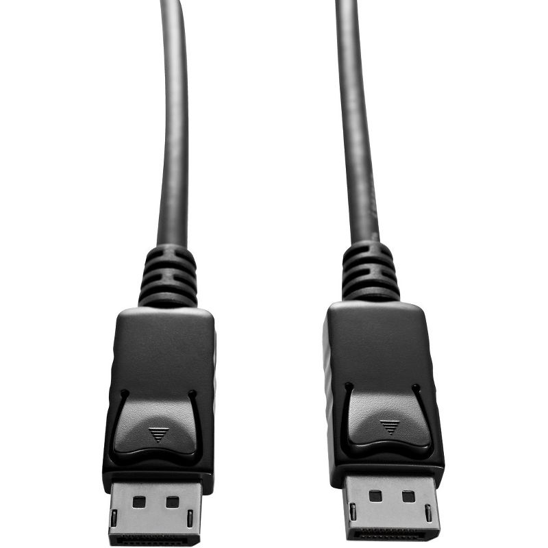 V7 Black Video Cable DisplayPort Male to DisplayPort Male 2m 6.6ft - 6.56 ft DisplayPort A/V Cable for Audio/Video Device
