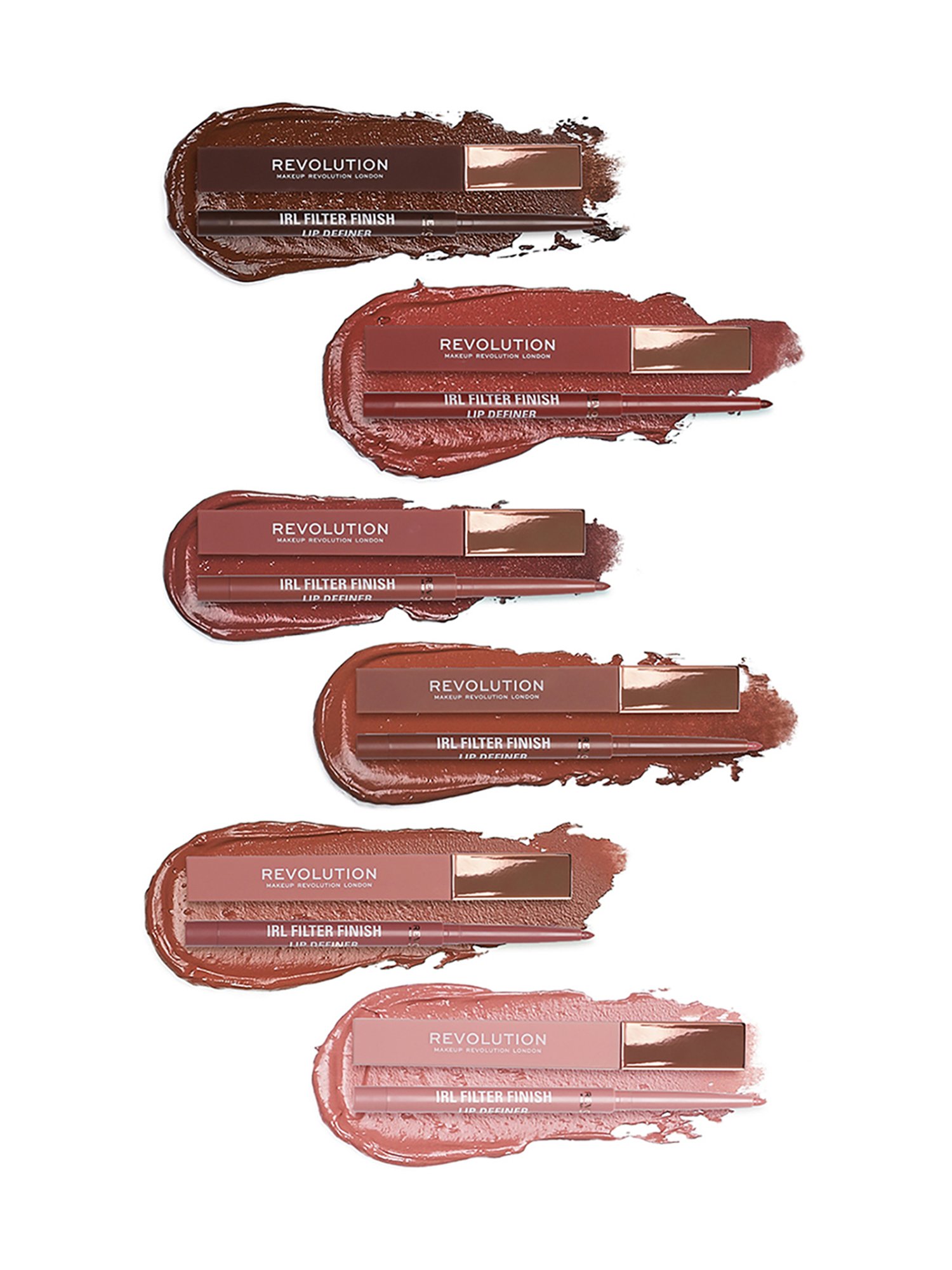 Makeup Revolution IRL Filter Finish Lip Definer Chai Nude - 0.18 gm