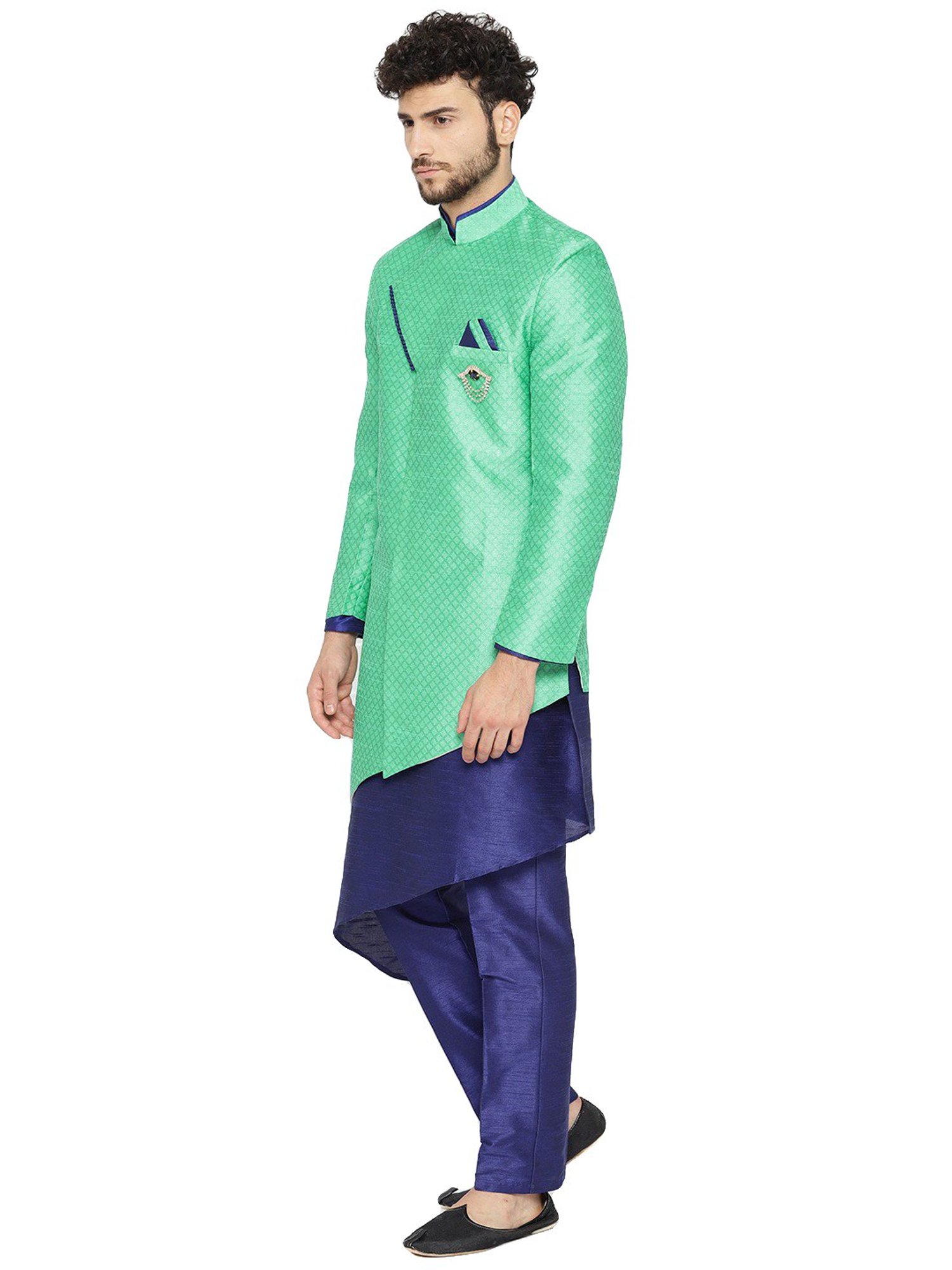SG RAJASAHAB Multi Regular Fit Kurta Set