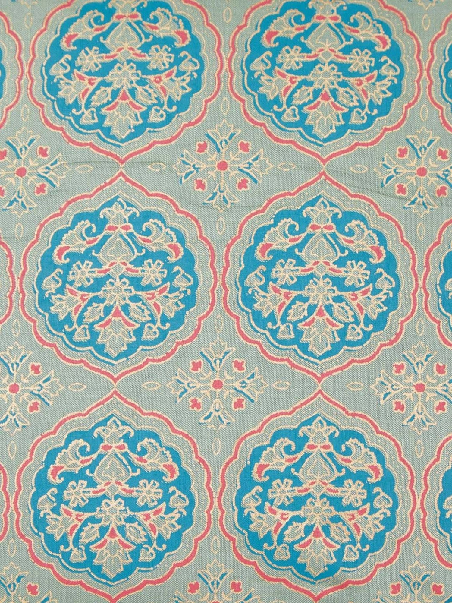 Fabindia Haveli Green Viscose Cushion Cover