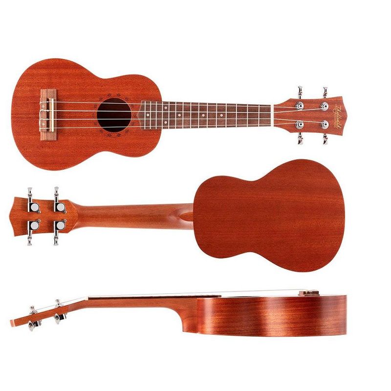 Monoprice Sapele Soprano Ukulele With Gig Bag, Tuner, Strap, And Extra Set of Strings, Ideal For Learning Simple, Fun Songs - Idyllwild Series