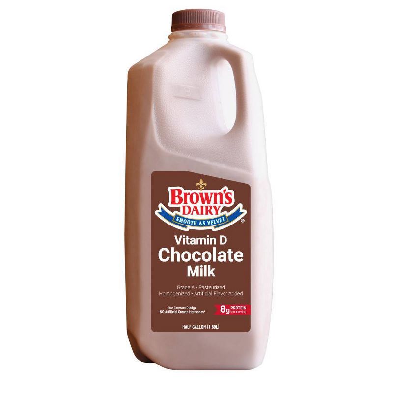 Brown's Whole Chocolate Milk - 0.5gal