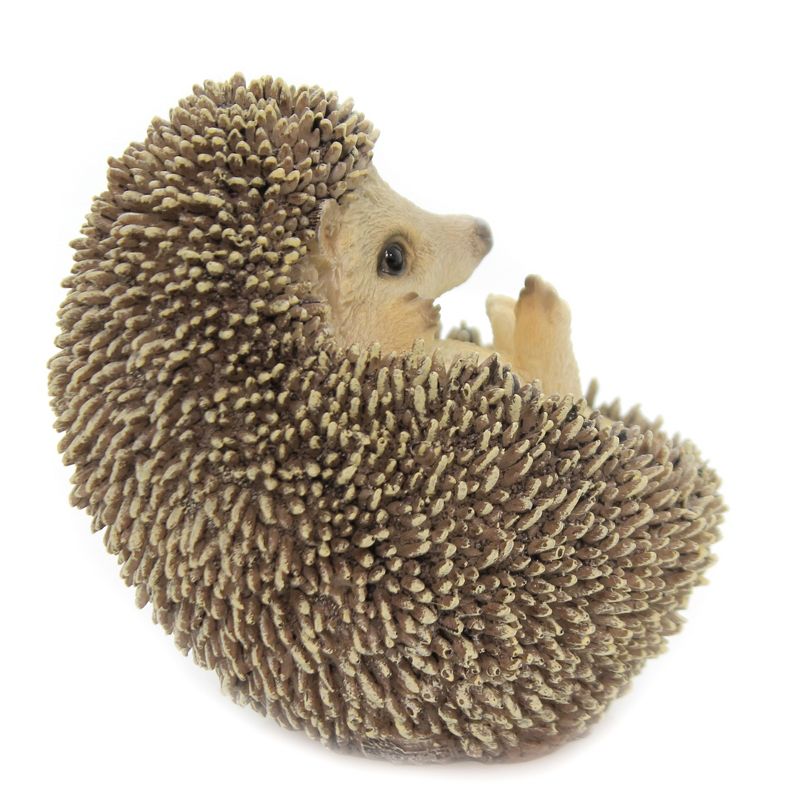 Animal 4.75" Driftwood Hedgehog Spiny Mammal Cute Figurine Pacific Trading  -  Decorative Figurines