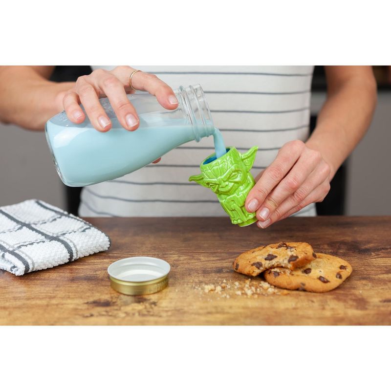 Beeline Creative Geeki Tikis Star Wars Master Yoda Ceramic Mini Muglet | Holds 2 Ounces