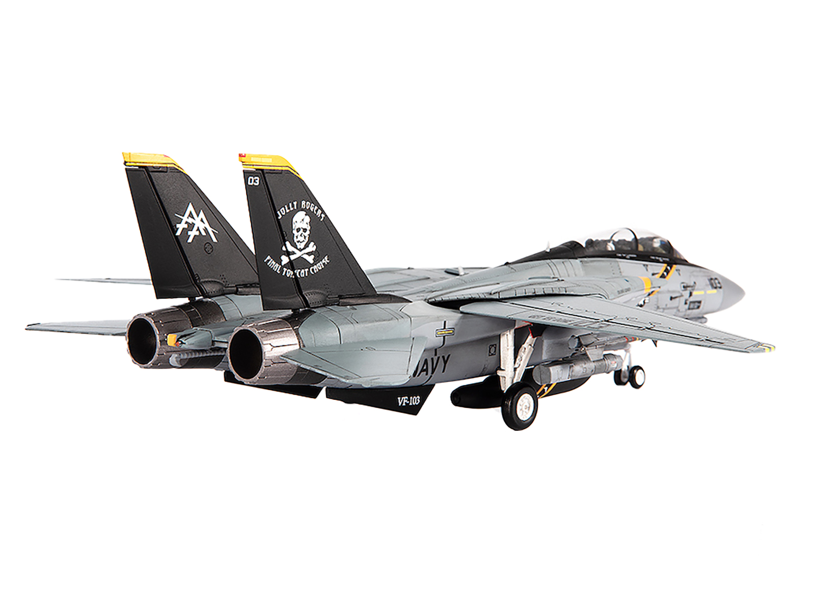 Grumman F9F-5 Panther Aircraft "VF-781 Royce Williams Action Speak Louder than Medals" United States Navy "Air Power Series" 1/48 Diecast Model by Hobby Master