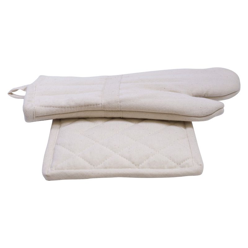 Cotton Chambray Oven Mitt Blue - Project 62™