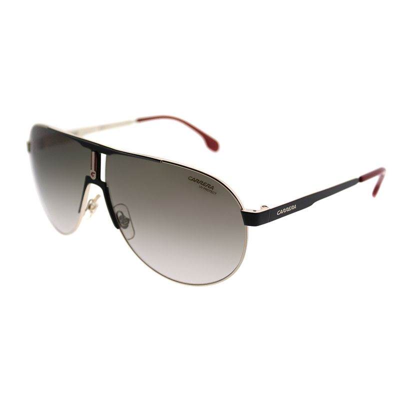 Carrera 1005/S 2M2 Unisex Aviator Sunglasses Black Gold 66mm