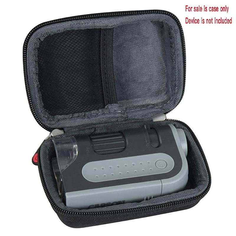 Hard Travel Case for Carson MicroBrite Plus 60x120x Power LED Lighted Pocket Microscope Microscope is not Included