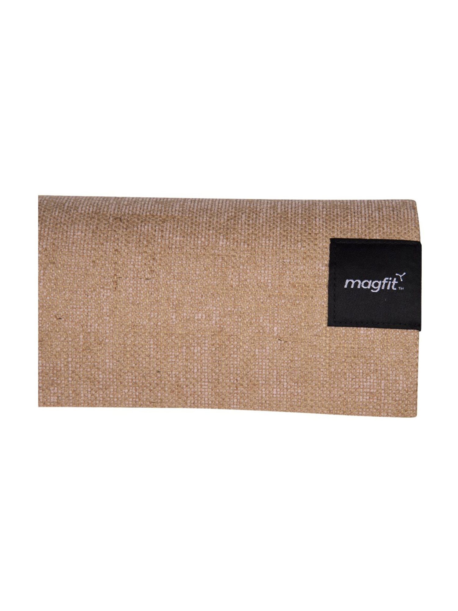 MagFit Khaki Jute Yoga Mat with Mat Bag (5 mm)