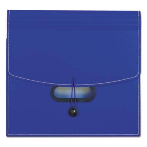 C-Line 13-Pocket Ladder Expanding File 10" Exp Letter 13 x 12 1/4 Blue 48015