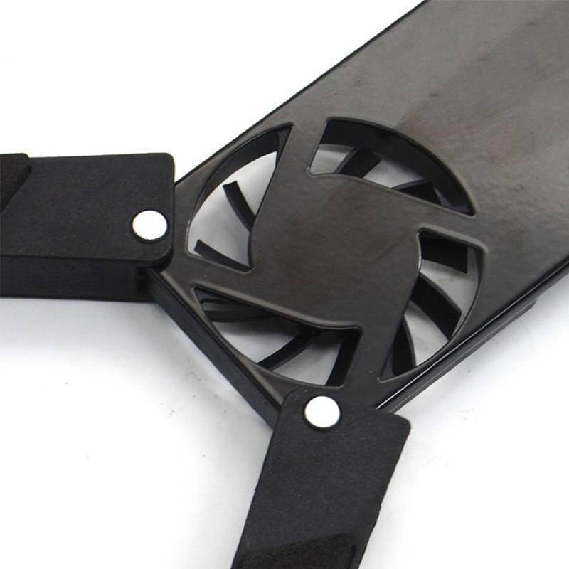 Laptop Cooling Pad USB Foldable Notebook Holder Stand for 7-15" PC Computer Notebook Laptop 2 Fans Cooler Pad