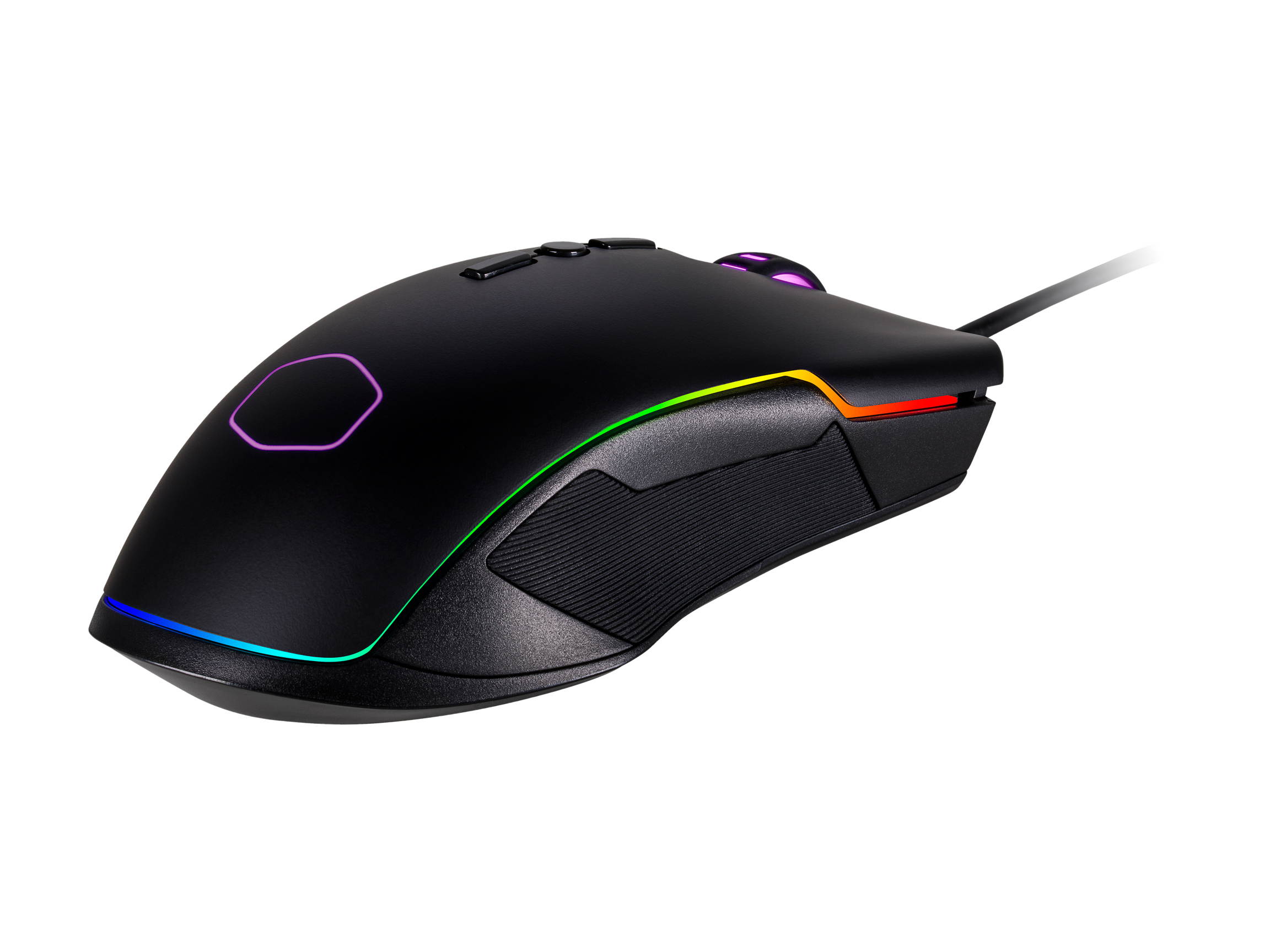 Cooler Master MasterMouse MM530 Ergonomic Gaming Mouse with Precision 12000 DPI Sensor and Durable PBT Buttons w/ Omron Switches