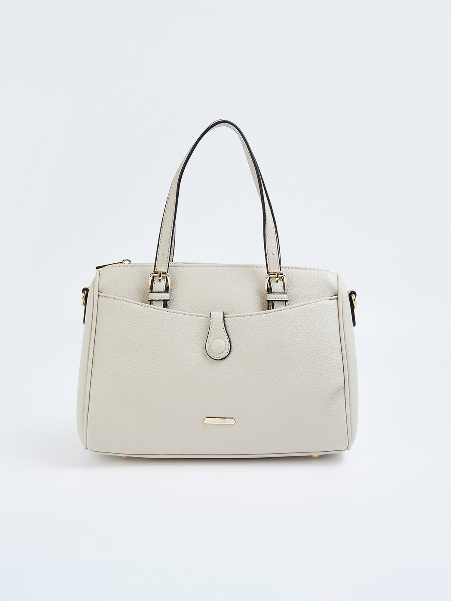 Code by Lifestyle Grey Solid Handbag