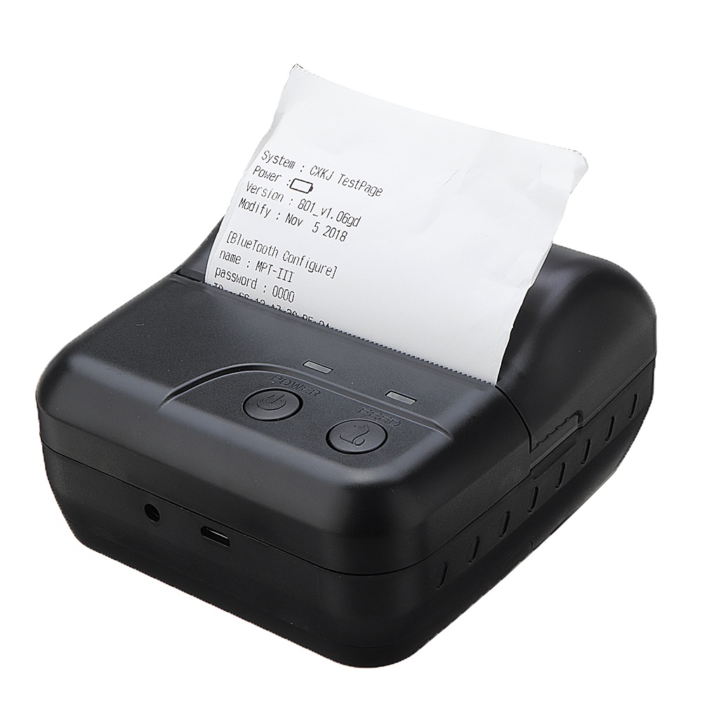 58mm Thermal Receipt Printer Portable Mini Wireless Thermal Printer USB Receipt Bill Ticket POS Printing for iOS Android Windows Compatible with ESC/POS/Star Print Commands Set