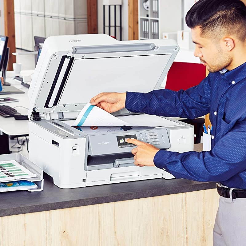 MFCJ6545DWXL INKvestmentTank Color Inkjet AllinOne Duplex Printer Wireless and Ethernet Connectivity includes upto 2Year of InkinBox