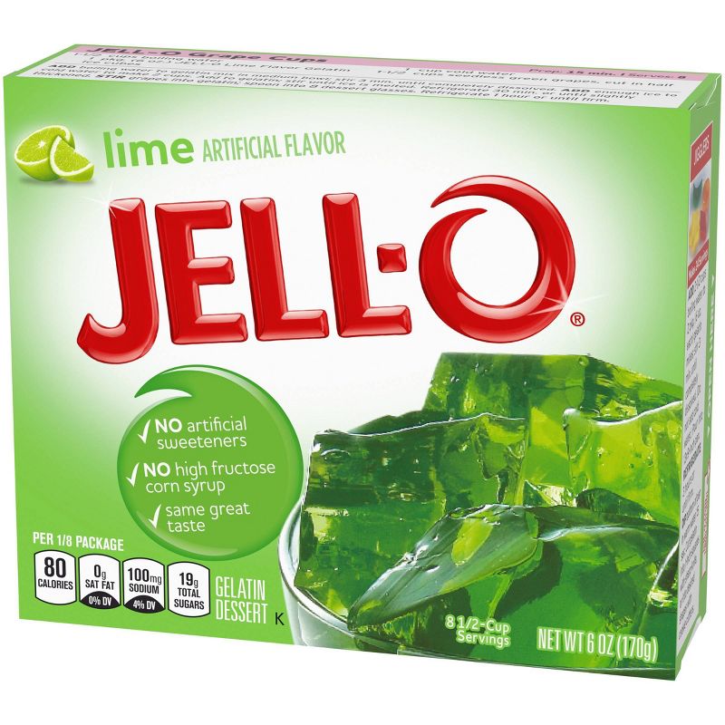 JELL-O Lime Gelatin - 6oz