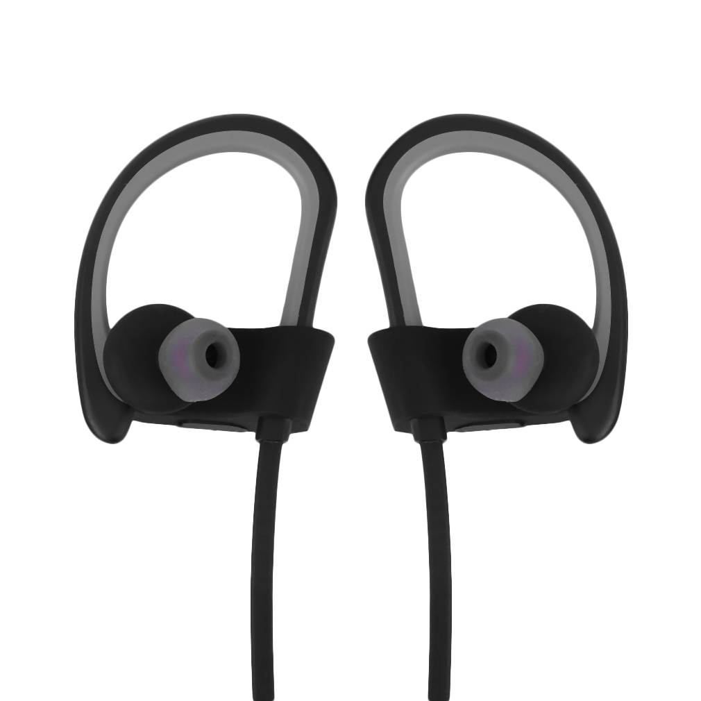 Wireless Bluetooth Headset Stereo Headphone Earphone Sport for Mobile Phone with Soft Ear Tip and Ear Hook