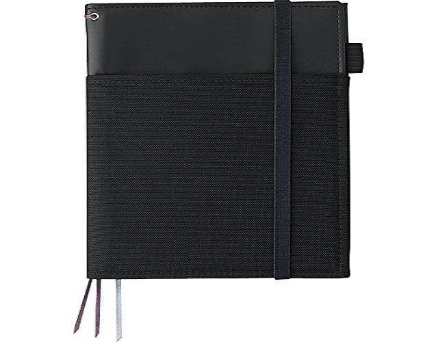 Kokuyo cover notebook systemic ring notebook corresponding A5 tone leather black B ruled 50 sheets Bruno -V685B-D