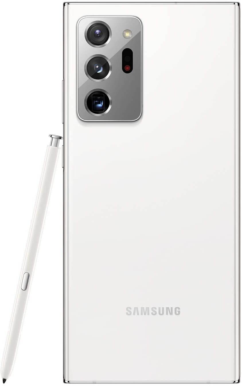 Samsung Galaxy Note20 Ultra 5G N986U 128GB GSM/CDMA Unlocked Android Smartphone - Mystic White