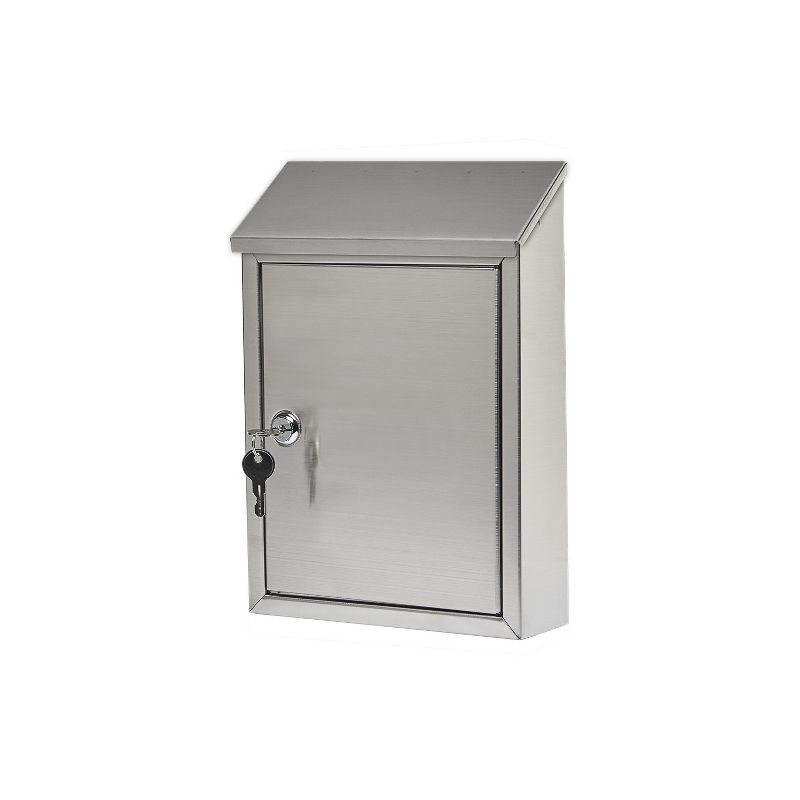 Gibraltar Mailboxes Ashley Wall Mount Mailbox Stainless Steel