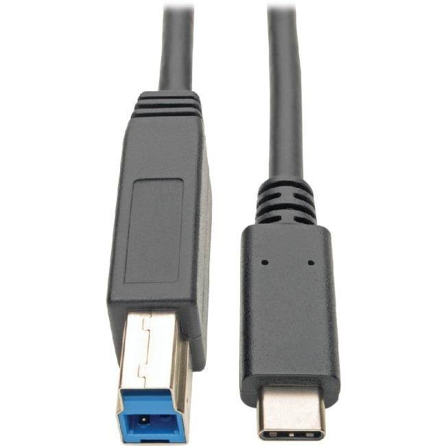 Tripp Lite U422-006 USB Type-C to USB Type-B Cable, 6 ft.